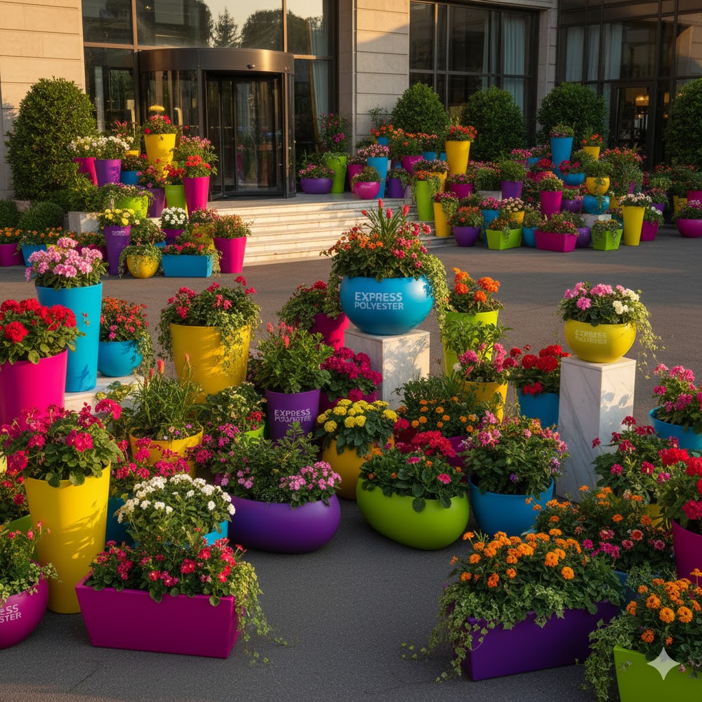 Antalya Fiber Saksı İmalatı ve Peyzaj Çözümleri