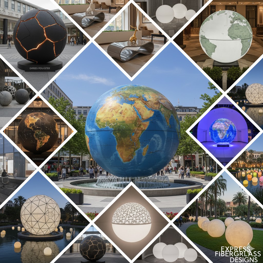 Dev Dünya Küresi İmalatı ve Meydan Tasarımı