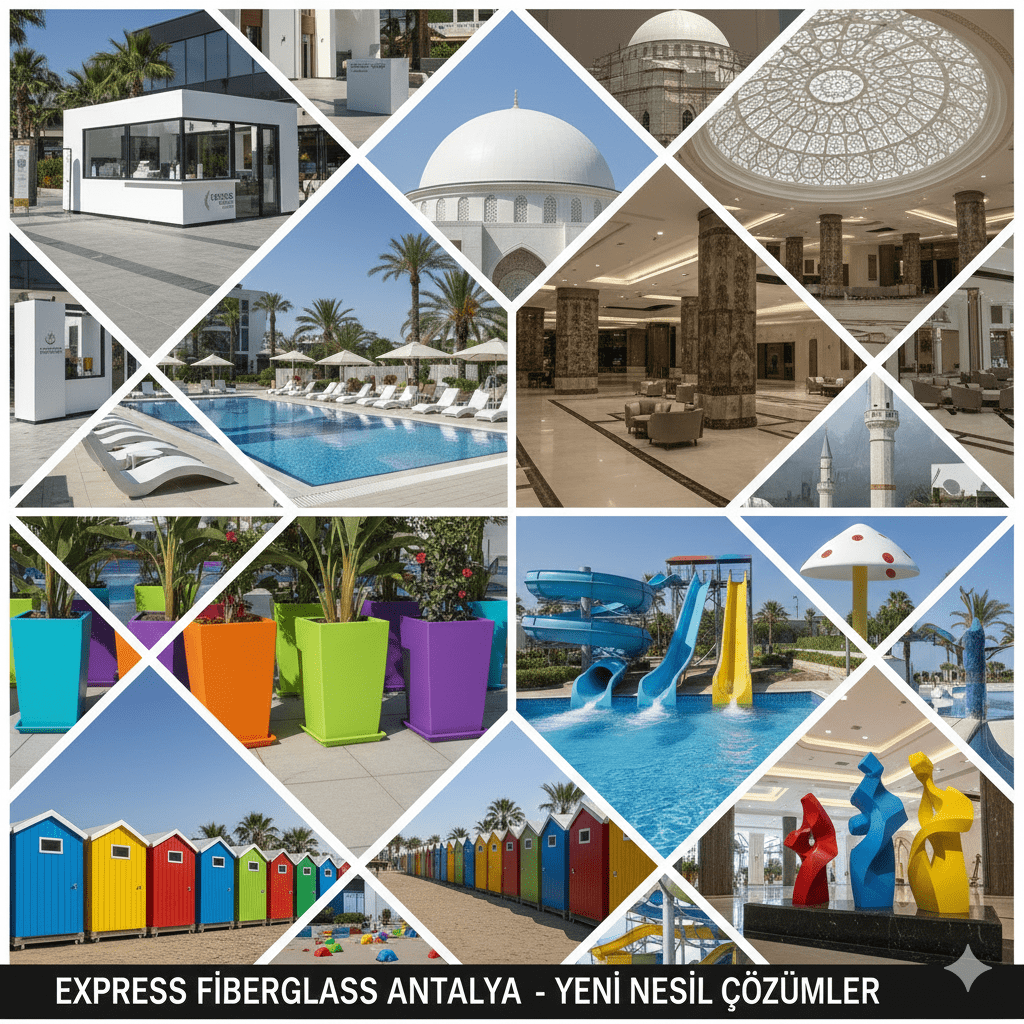 Express Fiberglass üretim fabrikası Konyaaltı