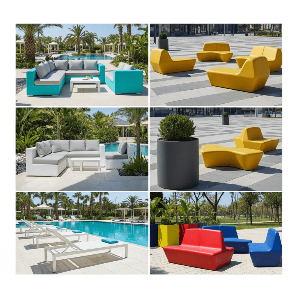kafe ve otel için fiberglass koltuk modelleri